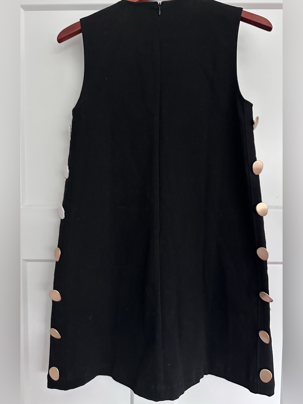 Tuckernuck Black Twill Button Bitsy Dress by Hyacinth House | XS | NWT - Picture 7 of 11